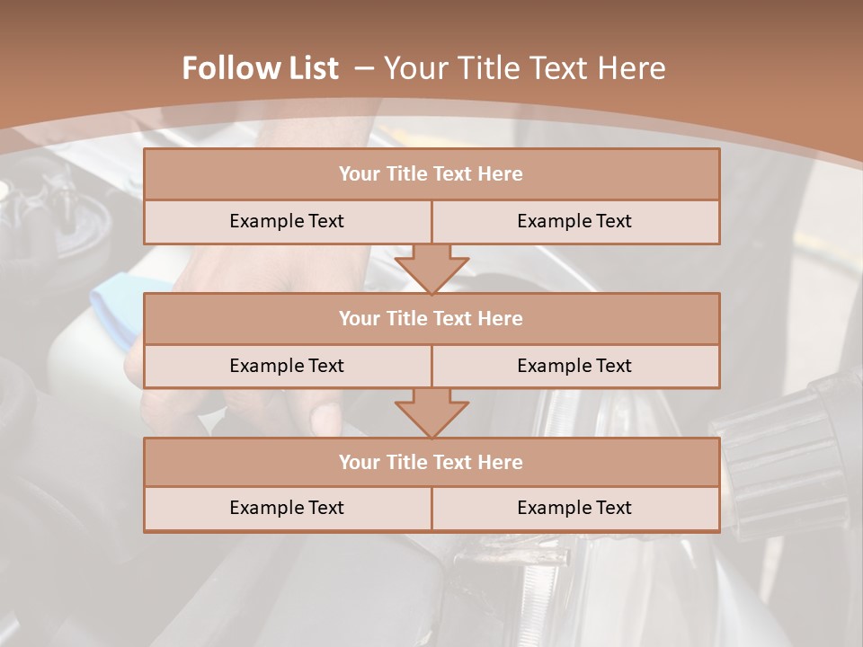 Equipment Silver Repair PowerPoint Template
