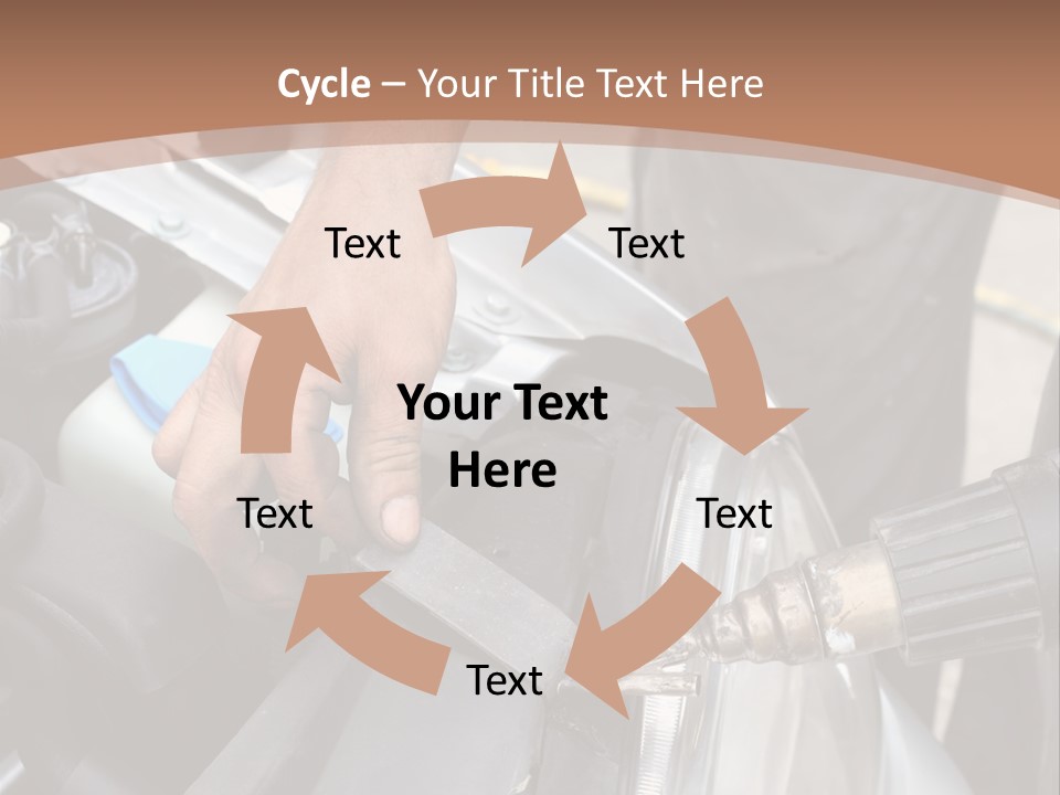 Equipment Silver Repair PowerPoint Template