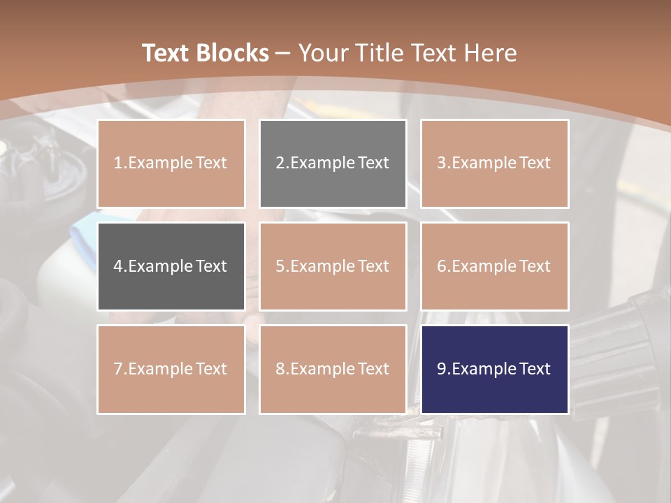 Equipment Silver Repair PowerPoint Template
