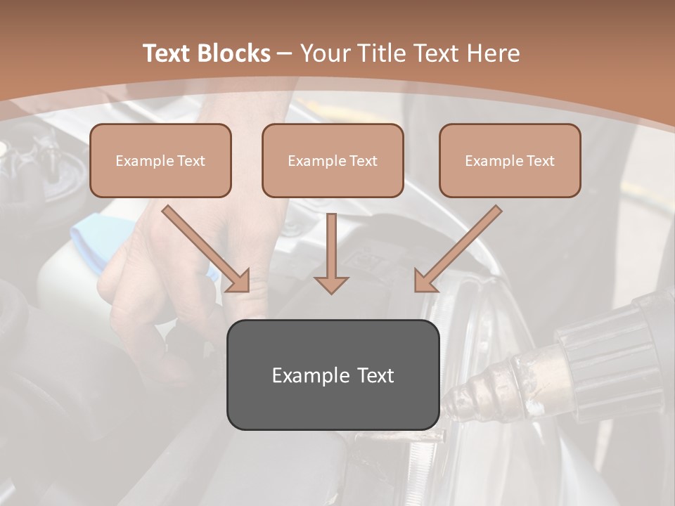 Equipment Silver Repair PowerPoint Template