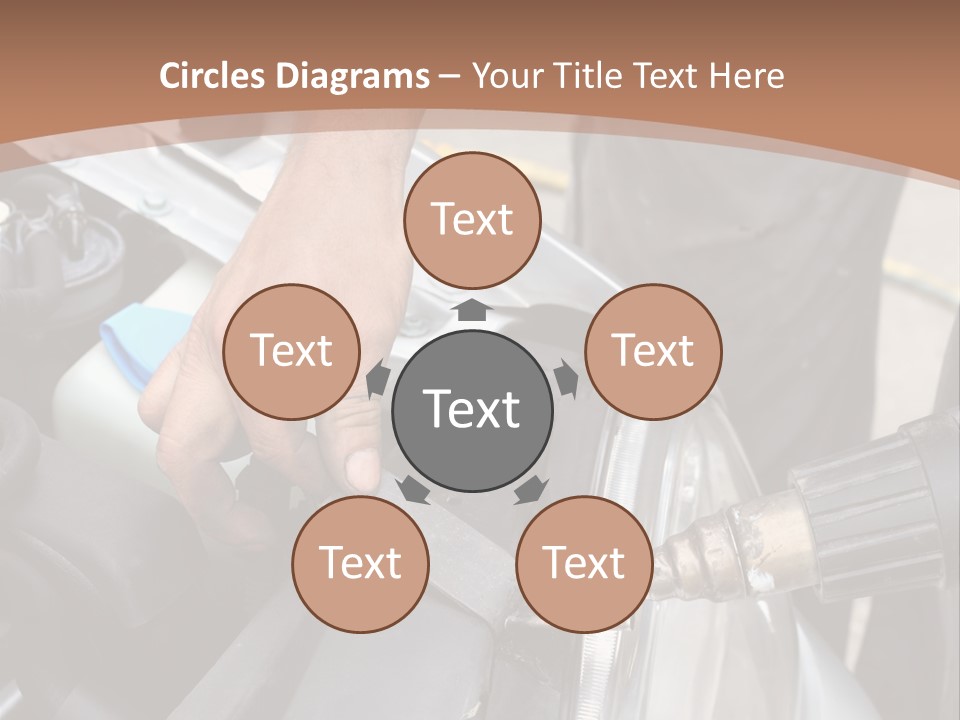 Equipment Silver Repair PowerPoint Template