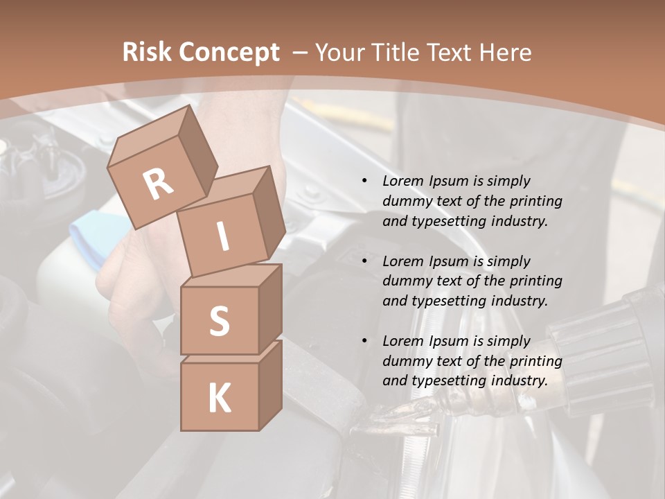 Equipment Silver Repair PowerPoint Template