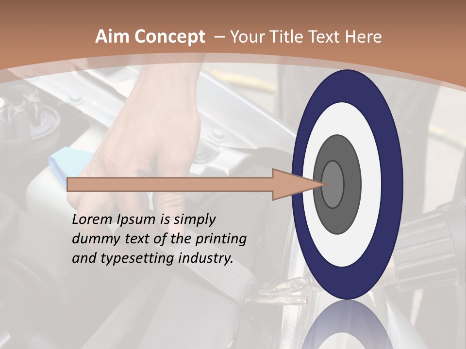 Equipment Silver Repair PowerPoint Template