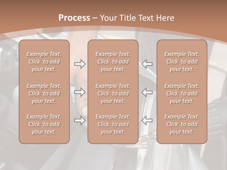 Equipment Silver Repair PowerPoint Template