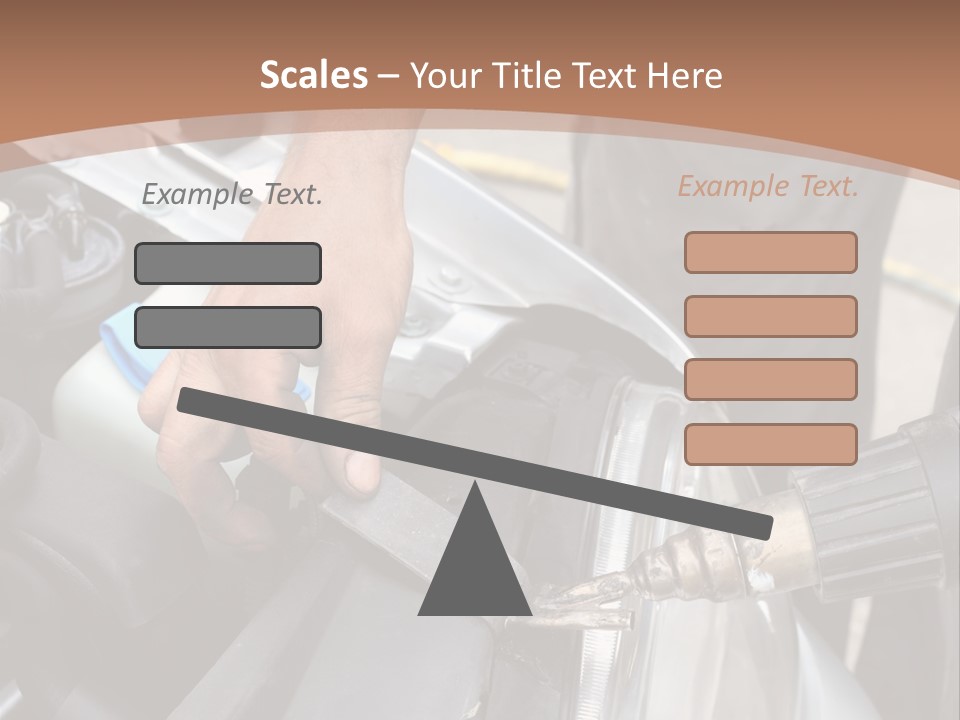 Equipment Silver Repair PowerPoint Template