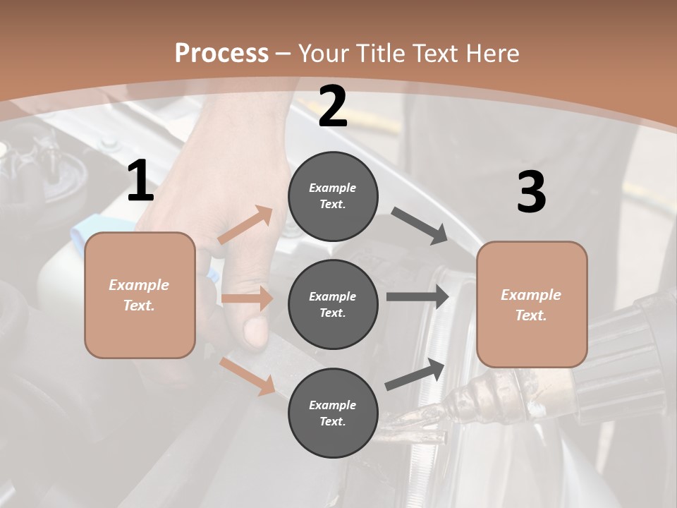Equipment Silver Repair PowerPoint Template