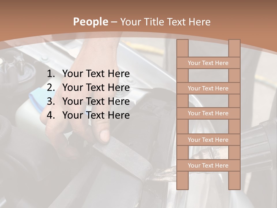 Equipment Silver Repair PowerPoint Template