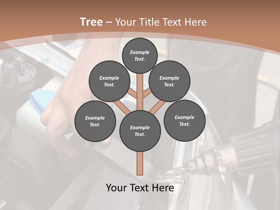 Equipment Silver Repair PowerPoint Template