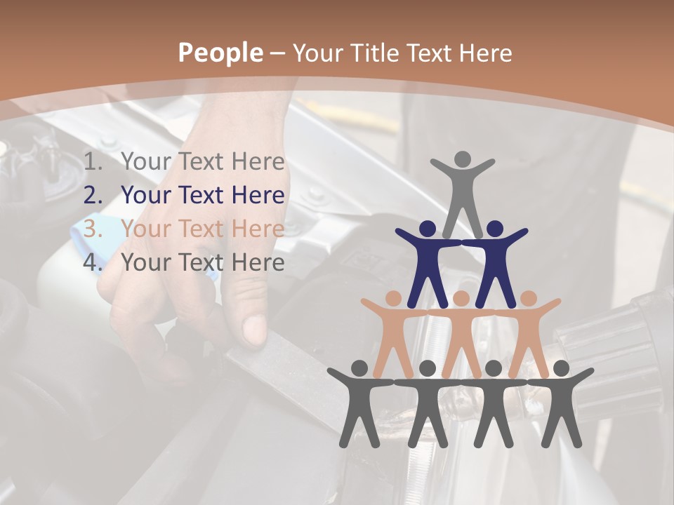 Equipment Silver Repair PowerPoint Template