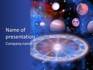 Planets Stars Mystical PowerPoint Template