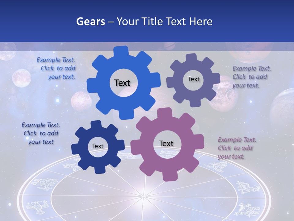 Planets Stars Mystical PowerPoint Template