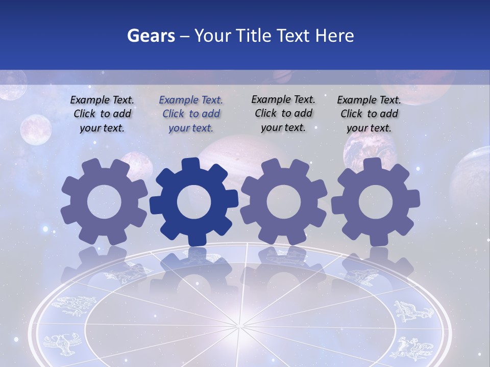 Planets Stars Mystical PowerPoint Template