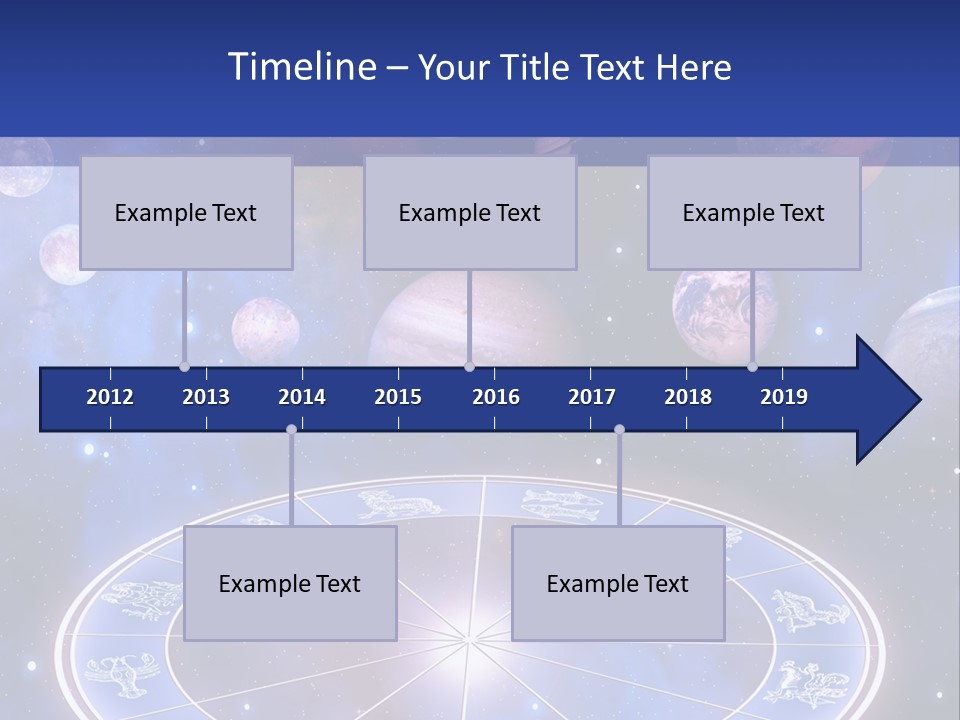 Planets Stars Mystical PowerPoint Template