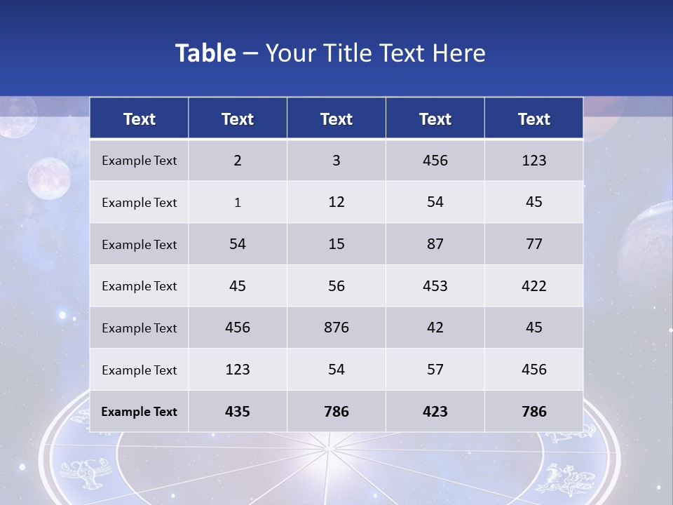 Planets Stars Mystical PowerPoint Template