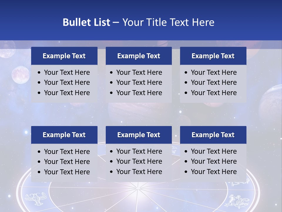 Planets Stars Mystical PowerPoint Template