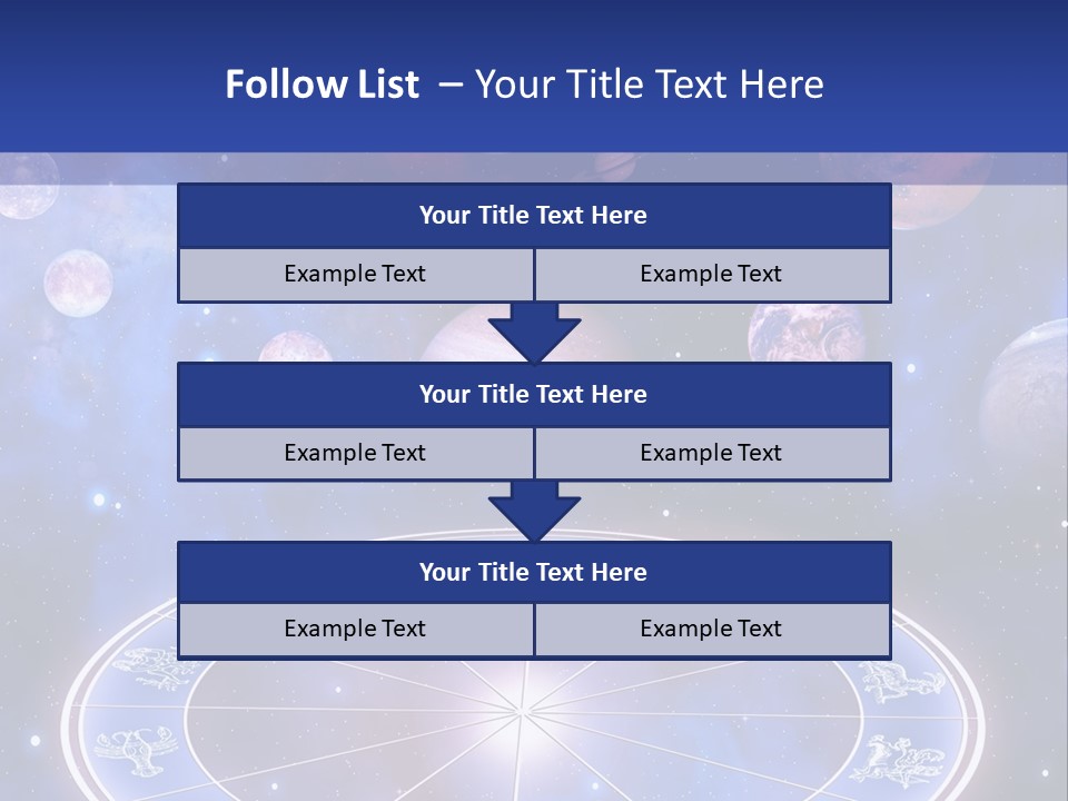 Planets Stars Mystical PowerPoint Template