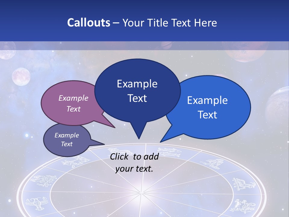 Planets Stars Mystical PowerPoint Template