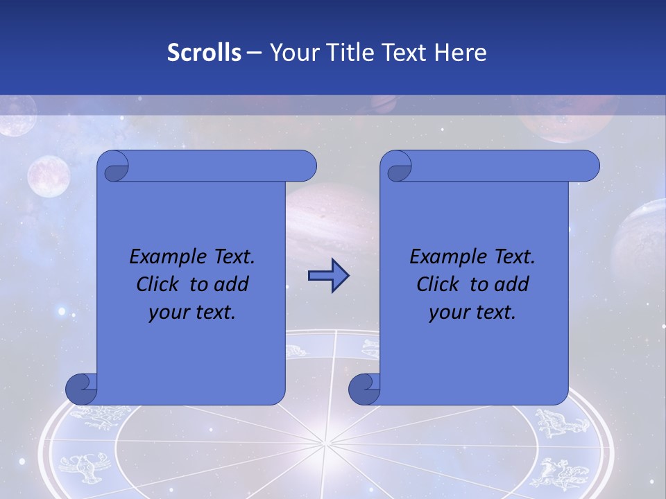 Planets Stars Mystical PowerPoint Template