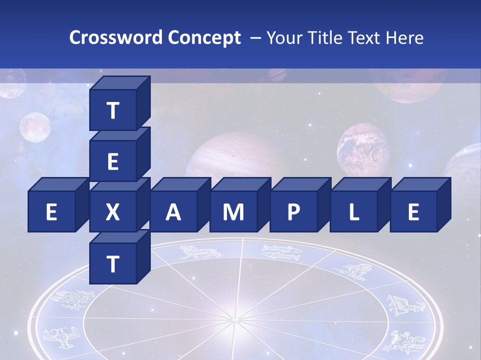 Planets Stars Mystical PowerPoint Template