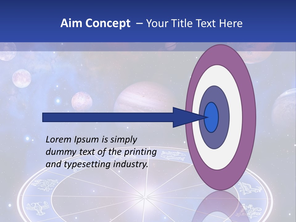 Planets Stars Mystical PowerPoint Template