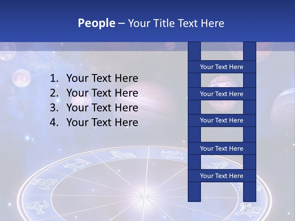 Planets Stars Mystical PowerPoint Template