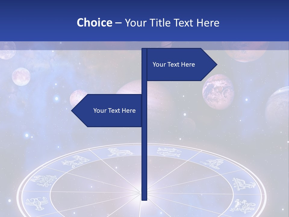 Planets Stars Mystical PowerPoint Template