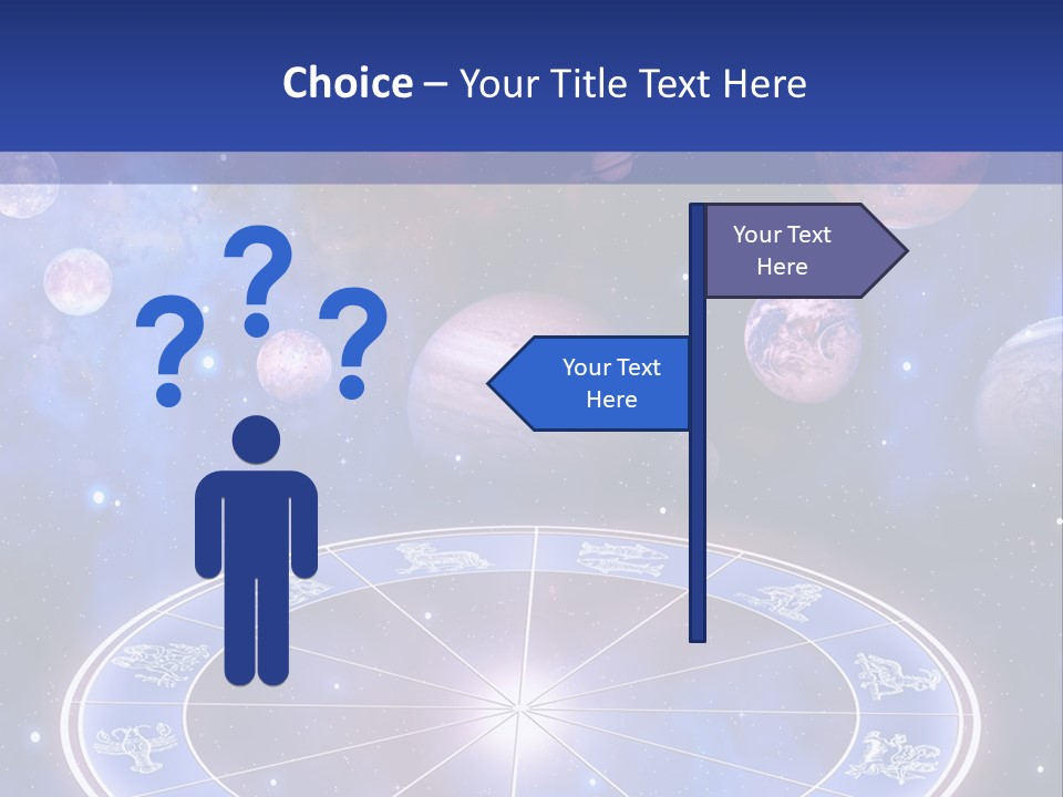 Planets Stars Mystical PowerPoint Template