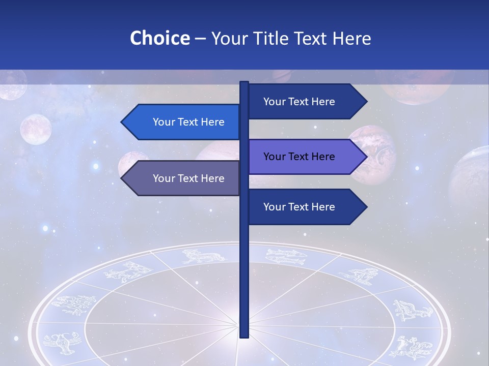 Planets Stars Mystical PowerPoint Template