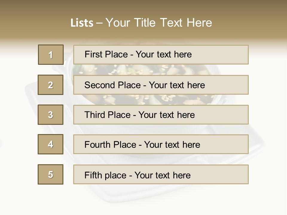 Crowd Smiling Race PowerPoint Template