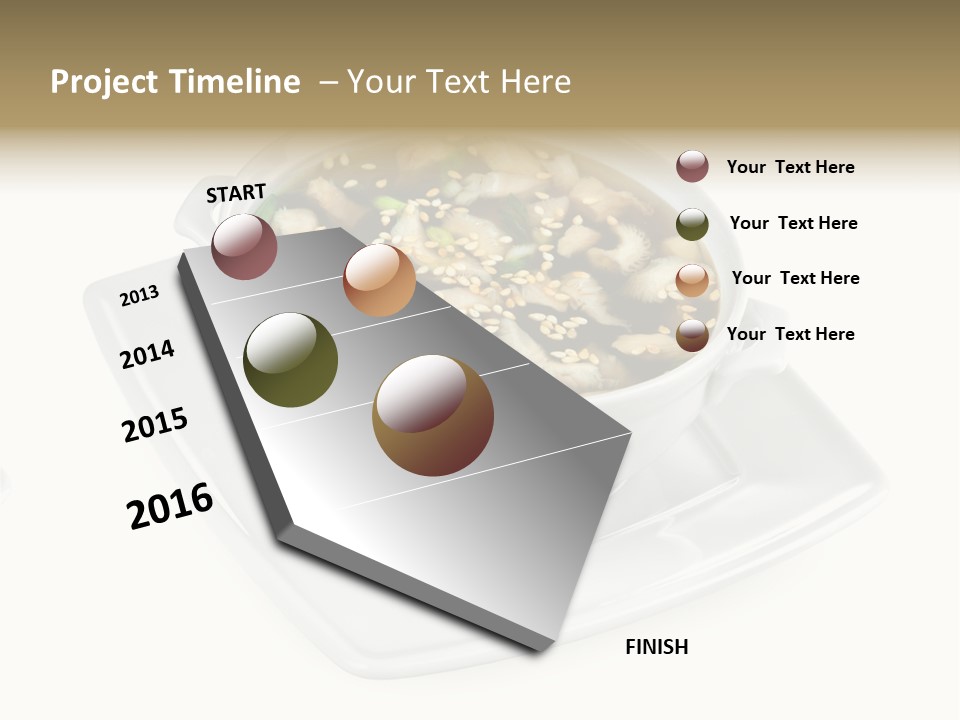Crowd Smiling Race PowerPoint Template