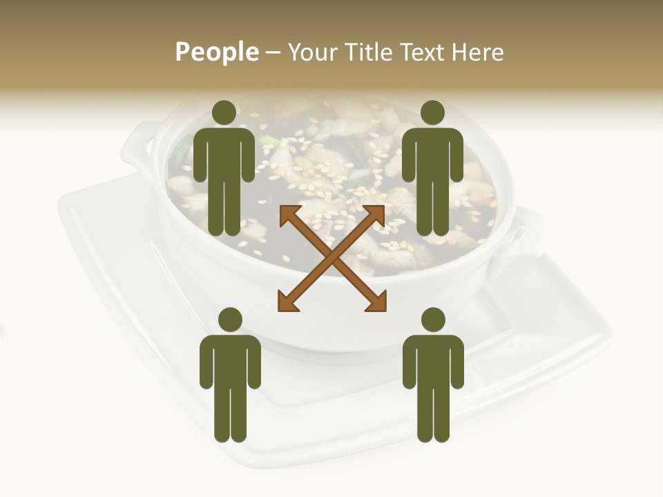 Crowd Smiling Race PowerPoint Template