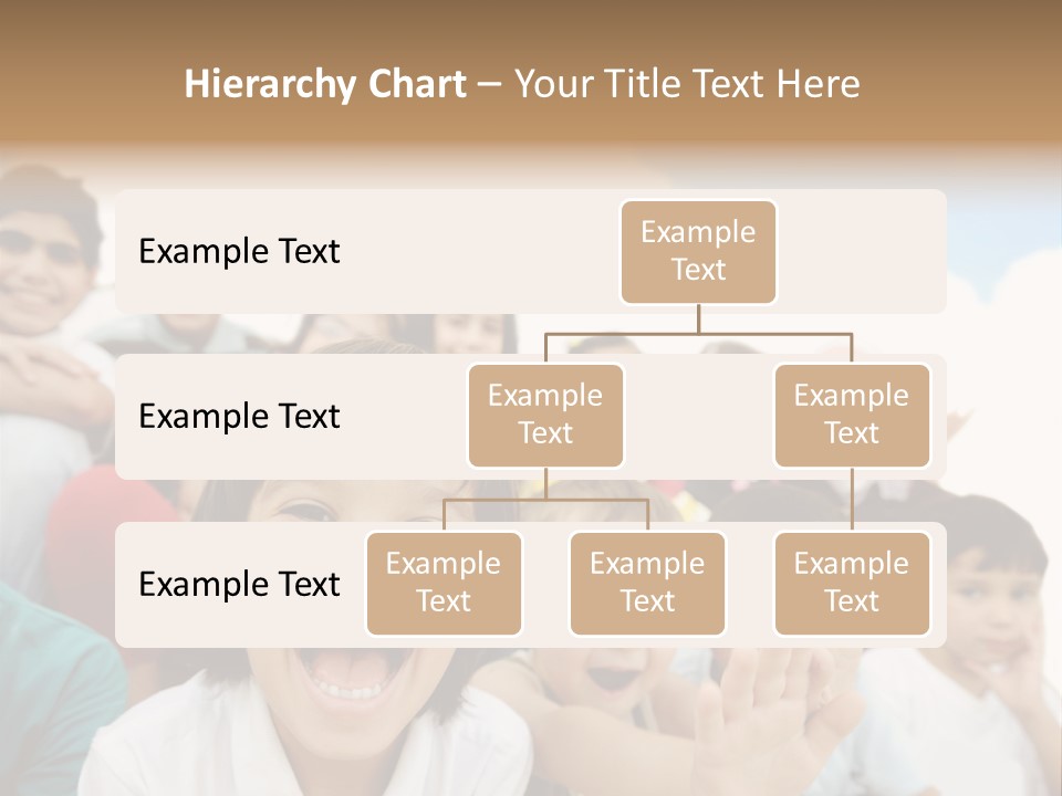 Crowd Smiling Race PowerPoint Template