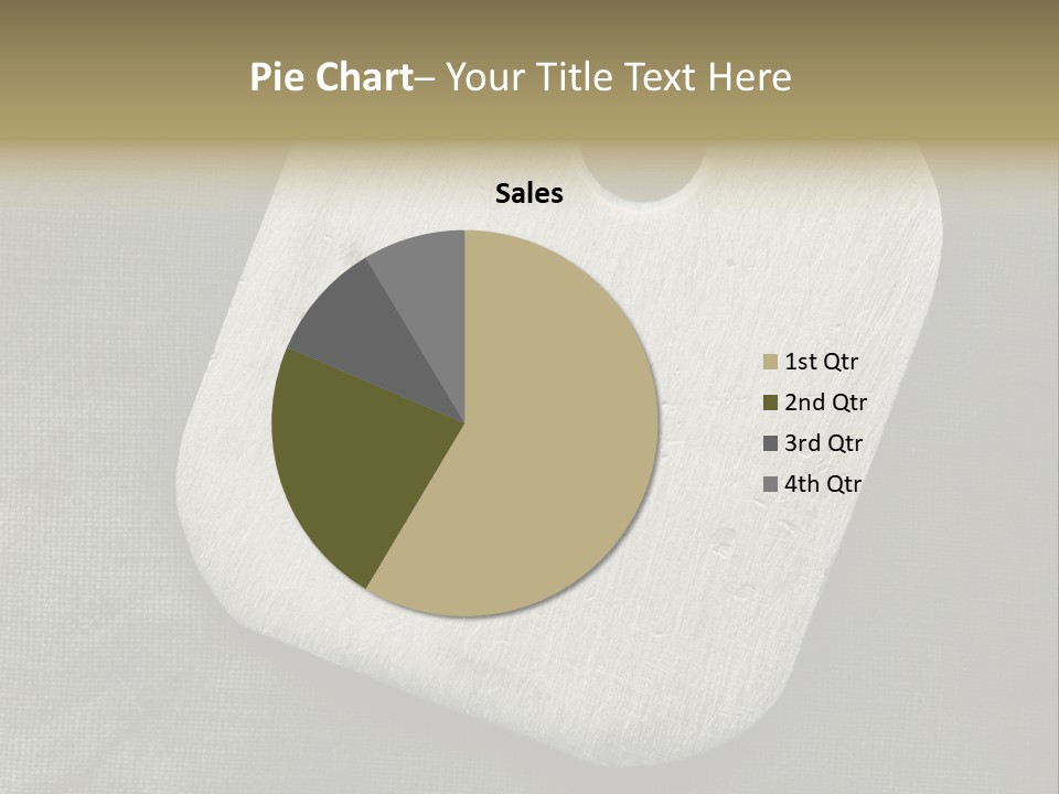 A Dog Tag On A Gray Background Powerpoint Template PowerPoint Template