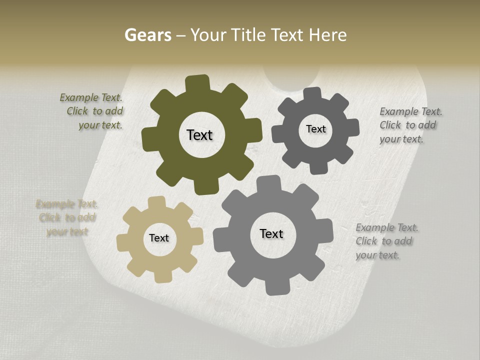 A Dog Tag On A Gray Background Powerpoint Template PowerPoint Template