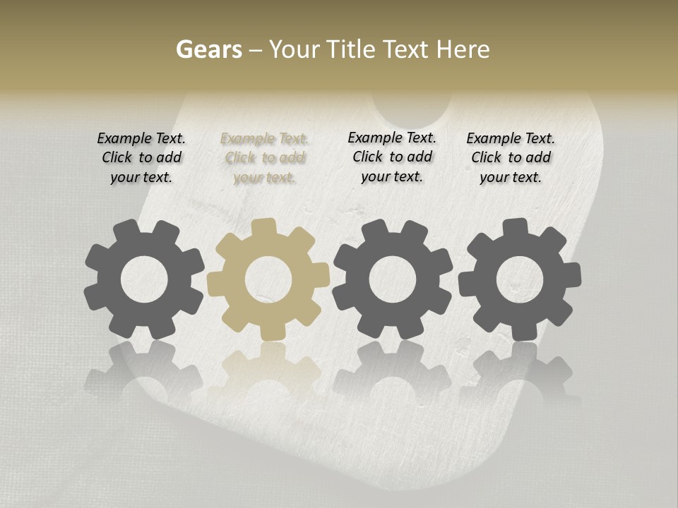 A Dog Tag On A Gray Background Powerpoint Template PowerPoint Template