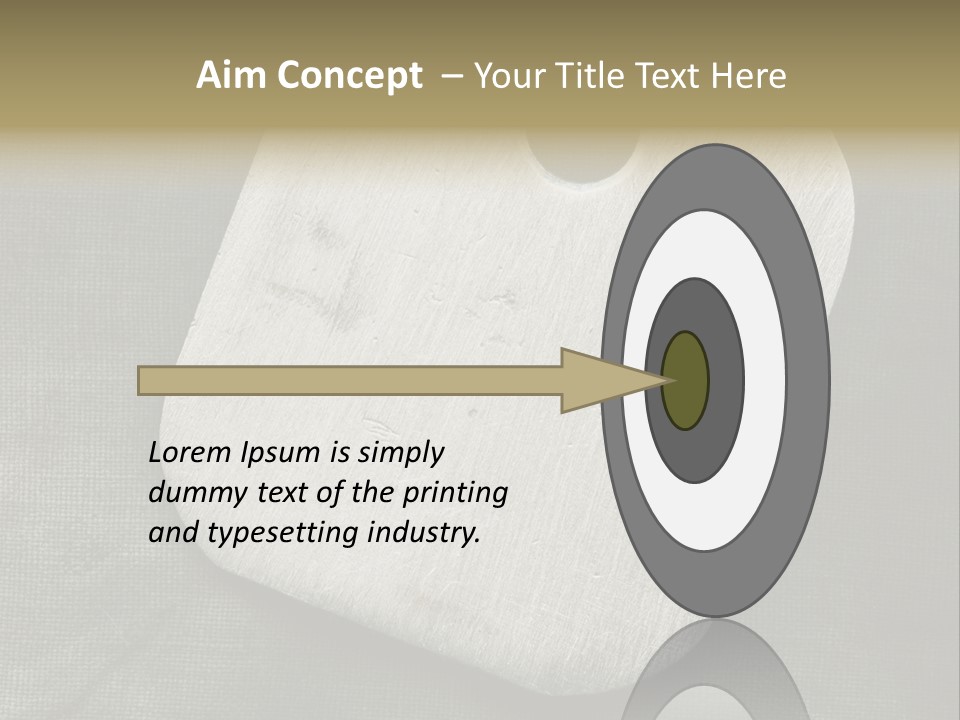 A Dog Tag On A Gray Background Powerpoint Template PowerPoint Template