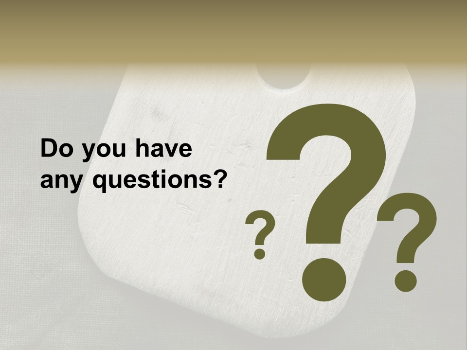 A Dog Tag On A Gray Background Powerpoint Template PowerPoint Template