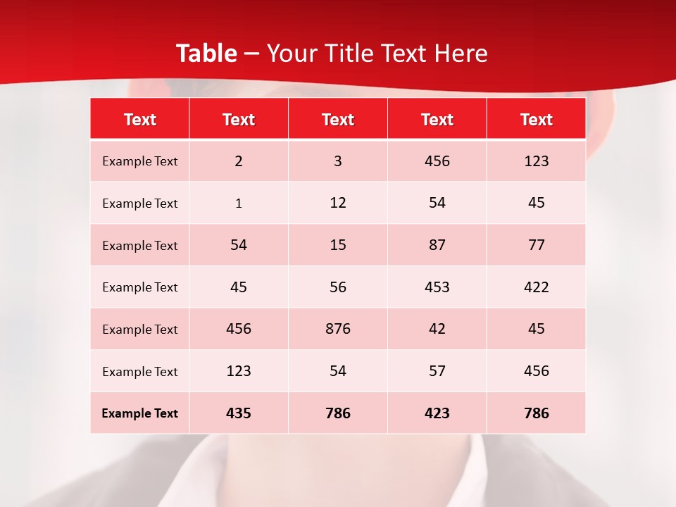 A Woman Wearing A Helmet With A Red Background PowerPoint Template