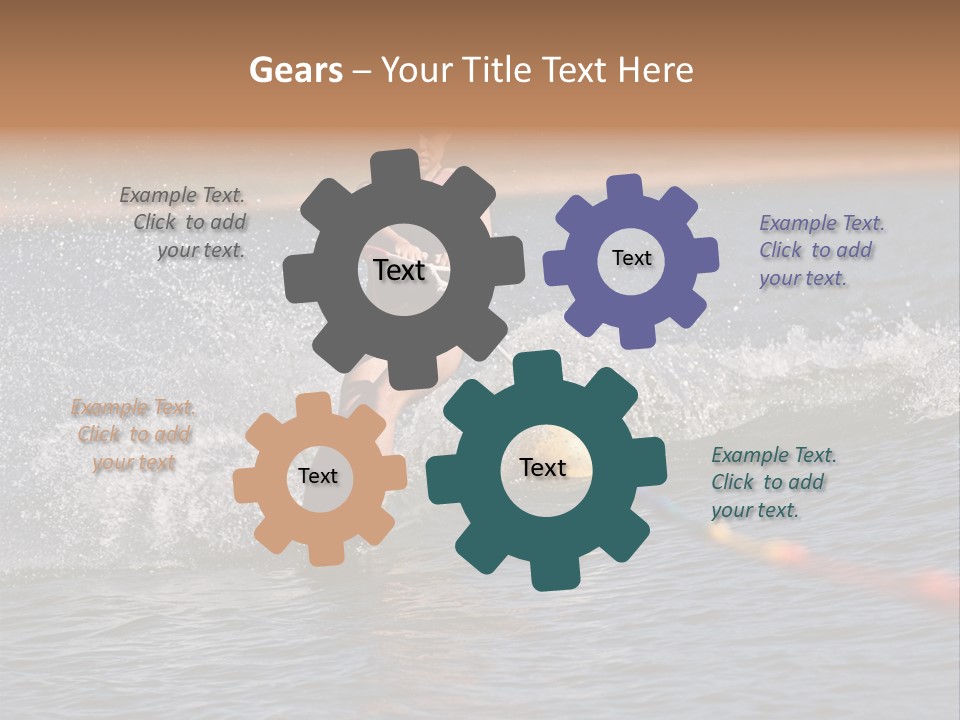 Querformat Line Ballsport PowerPoint Template