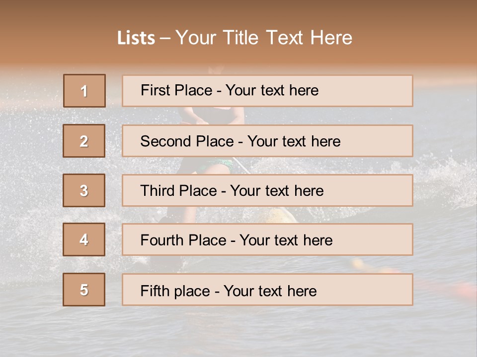 Querformat Line Ballsport PowerPoint Template