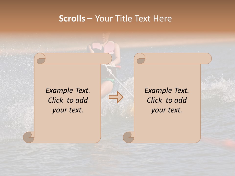Querformat Line Ballsport PowerPoint Template