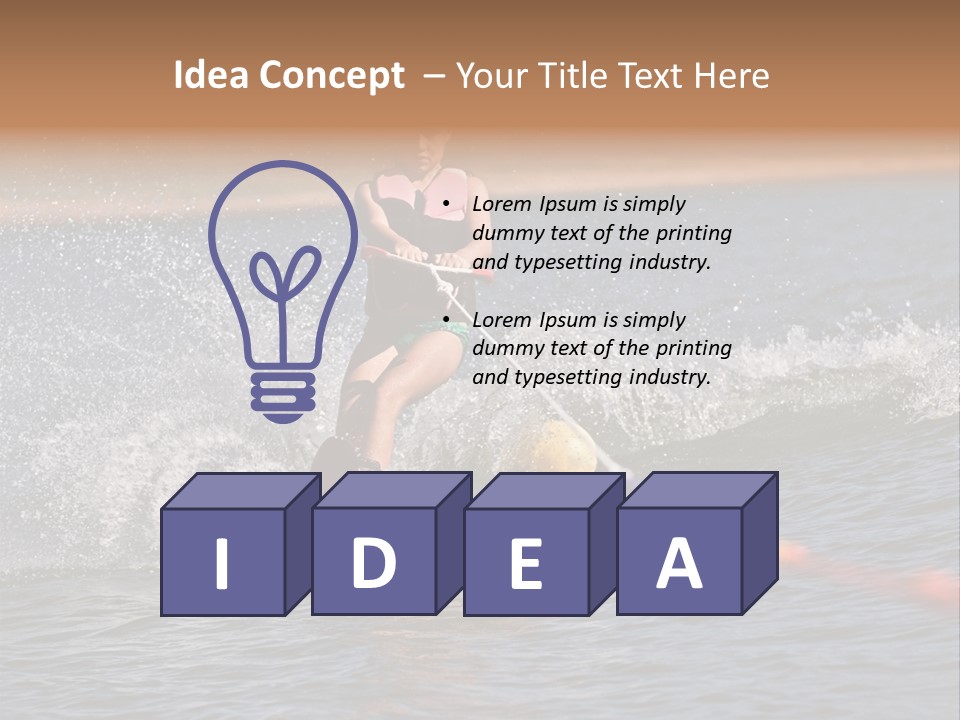 Querformat Line Ballsport PowerPoint Template