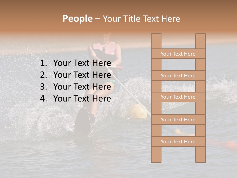 Querformat Line Ballsport PowerPoint Template