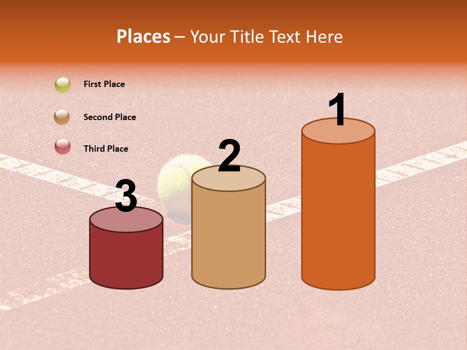 Querformat Line Ballsport PowerPoint Template