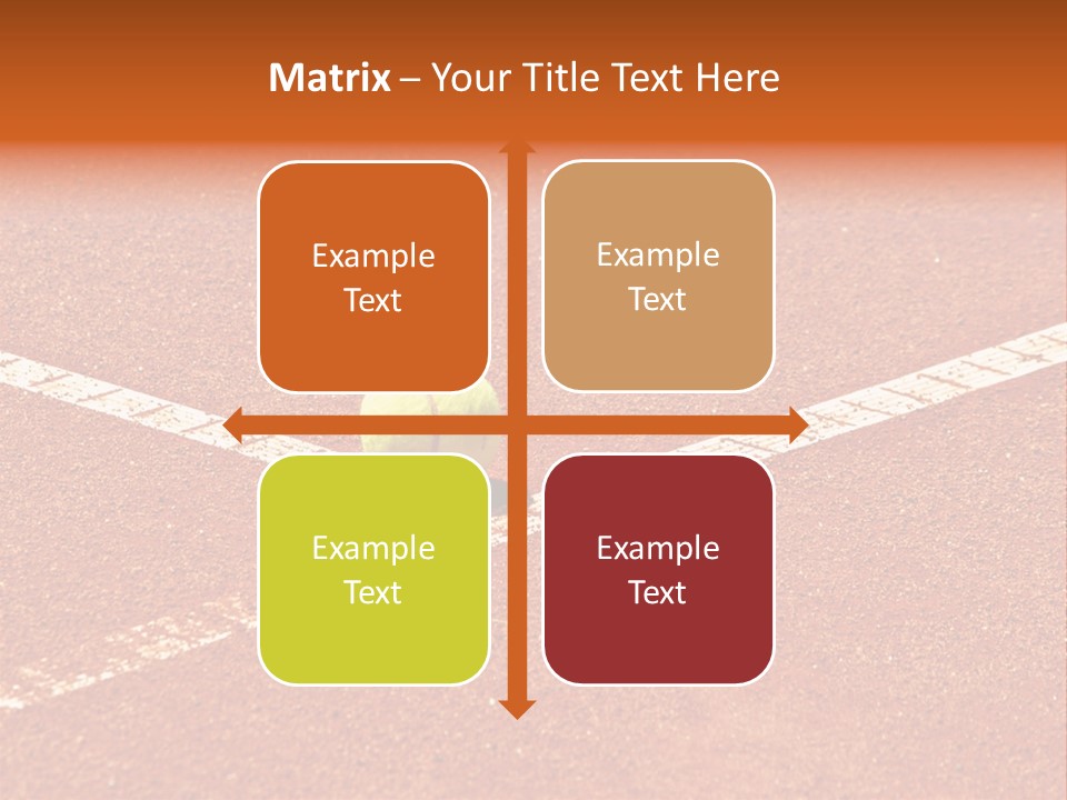 Querformat Line Ballsport PowerPoint Template