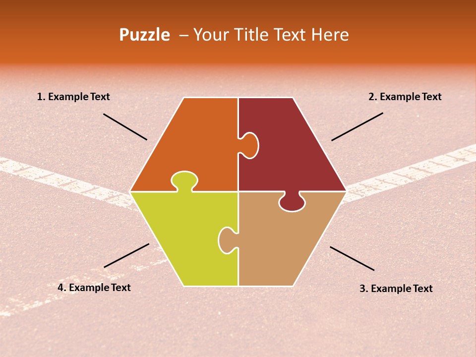 Querformat Line Ballsport PowerPoint Template