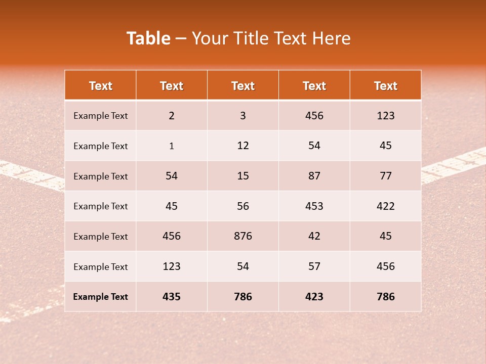 Querformat Line Ballsport PowerPoint Template