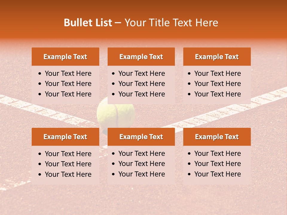 Querformat Line Ballsport PowerPoint Template