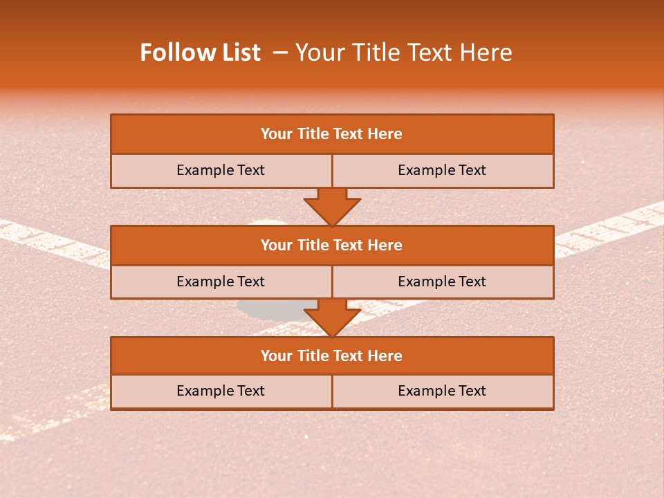 Querformat Line Ballsport PowerPoint Template