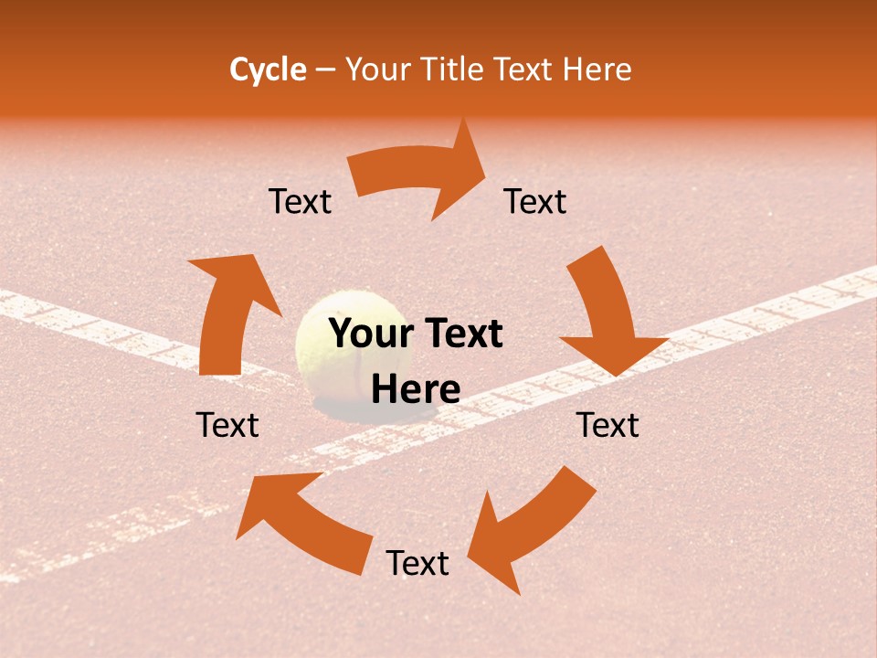 Querformat Line Ballsport PowerPoint Template